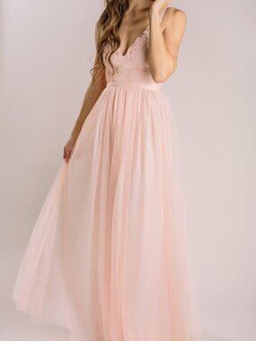 NWT Morning Lavender Audrey Tulle Dress, size L